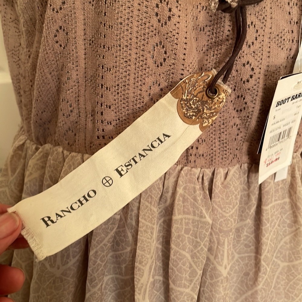 Rancho Estancia dress, size S. Light to dark beige. - Picture 6 of 9